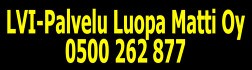 LVI-Palvelu Matti Luopa Oy logo